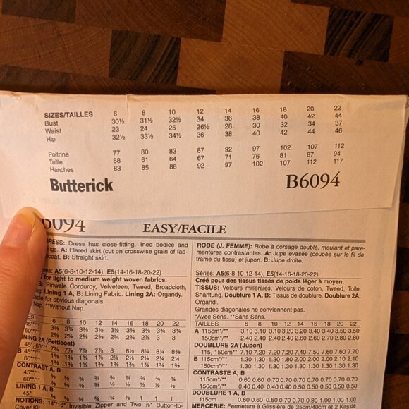 Butterick 6094 - Uncut - Patterns by Gertie - Sizes 14-22 - midi swing dress - Picture 2 of 4